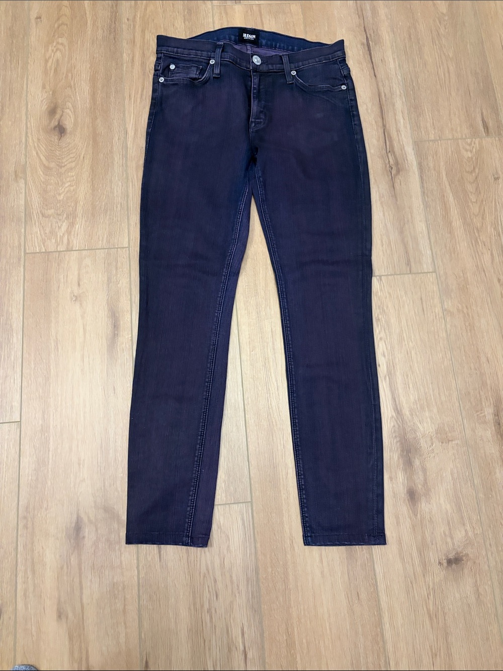Hudson Jeans Women’s Purplish Black. Skinny Jeans